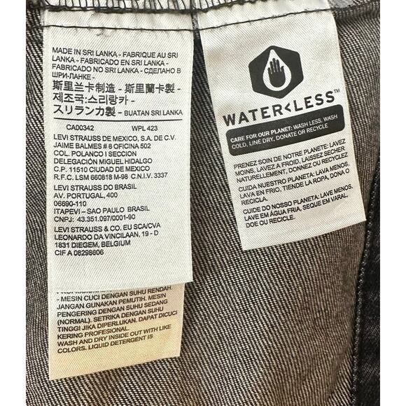 Levi's Type III Trucker Jacket Black Denim Water<less 29945-0066 Size Medium - Picture 3 of 6